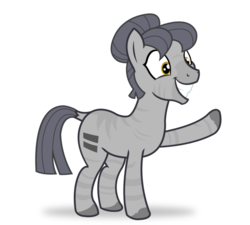 Size: 942x848 | Tagged: safe, oc, oc only, oc:akinyi, zebra, equal cutie mark, equalized, solo