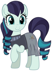 Size: 2000x2719 | Tagged: safe, artist:sketchmcreations, coloratura, g4, the mane attraction, clothes, cute, dress, high res, looking at you, raised hoof, rara, simple background, smiling, transparent background, vector