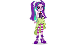 Size: 338x198 | Tagged: safe, aria blaze, equestria girls, g4, my little pony equestria girls: rainbow rocks, official, female, picture for breezies, rainbow rocks outfit, simple background, sleeveless, solo