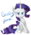 Size: 1024x1170 | Tagged: safe, artist:despotshy, rarity, pony, unicorn, g4, dialogue, eyeshadow, female, looking at you, makeup, mare, simple background, sitting, solo, text, transparent background