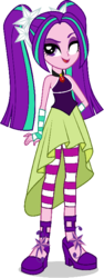 Size: 350x940 | Tagged: safe, artist:xebck, aria blaze, equestria girls, g4, my little pony equestria girls: rainbow rocks, .svg available, clothes, female, high heels, looking at you, simple background, sleeveless, solo, spooky thumbnail, svg, transparent background, vector