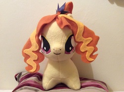 Size: 2592x1936 | Tagged: safe, artist:blazingdazzlingdusk, artist:cutiecorral, adagio dazzle, equestria girls, g4, my little pony equestria girls: rainbow rocks, cutie corral, equestria girls ponified, irl, photo, plushie, ponified, solo