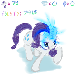 Size: 1024x1024 | Tagged: safe, artist:frist44, rarity, g4, 0.5 a presses, display, female, pannenkoek2012, solo, super mario 64, super mario bros.