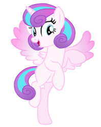 Size: 651x820 | Tagged: safe, artist:lyrica-clef, princess flurry heart, pony, g4, season 6, blank flank, female, older, simple background, solo, transparent background, wings