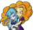 Size: 500x443 | Tagged: safe, artist:kilanio, adagio dazzle, sonata dusk, equestria girls, g4, female, hug, lesbian, love, ship:sonagio, shipping, sleeping, smiling