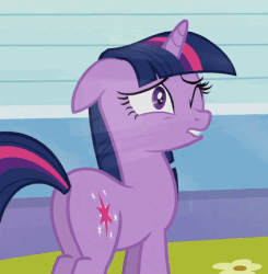 Size: 424x432 | Tagged: safe, screencap, twilight sparkle, pony, g4, games ponies play, animated, female