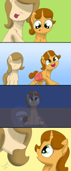 Size: 1500x3617 | Tagged: safe, artist:floofyfoxcomics, oc, oc only, oc:autumn science, cycles of autumn, comic, female, filly, mother and daughter, story included