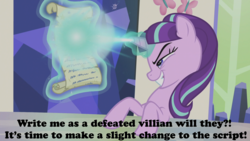 Size: 1280x720 | Tagged: safe, screencap, starlight glimmer, g4, the cutie re-mark, glimmer's alterations, s5 starlight