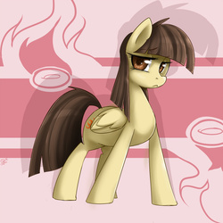 Size: 800x800 | Tagged: safe, artist:starlightspark, wild fire, pegasus, pony, g4, female, mare, sibsy, solo