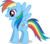 Size: 8325x7400 | Tagged: safe, artist:luckreza8, rainbow dash, g4, absurd resolution, female, happy, simple background, solo, transparent background, vector