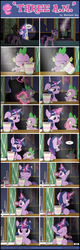 Size: 918x2866 | Tagged: safe, artist:dsana, spike, twilight sparkle, alicorn, pony, g4, comic, female, food, ice cream, mama twilight, mare, twilight sparkle (alicorn)