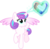 Size: 5591x5473 | Tagged: safe, artist:osipush, princess flurry heart, absurd resolution, crystal heart, female, magic, older, older flurry heart, raised hoof, simple background, solo, transparent background
