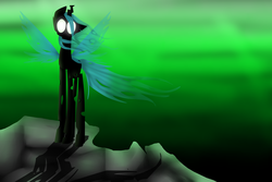 Size: 6000x4000 | Tagged: dead source, safe, artist:verimors, queen chrysalis, g4, female, glowing eyes, solo