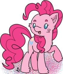 Size: 800x947 | Tagged: safe, artist:velvet-frost, pinkie pie, g4, female, simple background, solo, transparent background