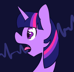 Size: 851x832 | Tagged: safe, artist:estrill, twilight sparkle, g4, female, screaming, solo