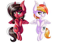 Size: 3507x2480 | Tagged: safe, artist:theneithervoid, oc, oc only, oc:cutie control, oc:final cut, pegasus, pony, chibi, high res