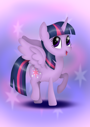 Size: 1190x1683 | Tagged: safe, artist:mlp-sugarsnap, twilight sparkle, alicorn, pony, g4, female, mare, solo, twilight sparkle (alicorn)