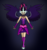 Size: 700x750 | Tagged: safe, artist:theotakugamingbrony, sci-twi, twilight sparkle, equestria girls, g4, my little pony equestria girls: friendship games, dragon ball, dragon ball z, female, freeza, let god strike me down where i stand, midnight sparkle, reference, solo