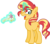 Size: 5590x4904 | Tagged: safe, artist:osipush, sunset shimmer, pony, unicorn, equestria girls, g4, absurd resolution, element of magic, female, here we go again, i didn't listen, insanity, magic, simple background, snapset shimmer, solo, this will end in tears, transparent background, vector