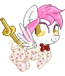 Size: 95x112 | Tagged: safe, artist:mallowglitz, original species, animated, augmented tail, pixel art, solo