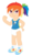 Size: 676x1183 | Tagged: safe, artist:the-crusader-network, rainbow dash, human, g4, diaper, female, humanized, solo, younger