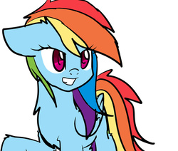 Size: 1024x870 | Tagged: safe, artist:jaidyn-fangtrap, rainbow dash, g4, female, simple background, solo