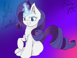 Size: 1024x768 | Tagged: safe, artist:jaidyn-fangtrap, rarity, g4, female, magic, solo, telekinesis