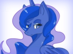 Size: 912x670 | Tagged: safe, artist:princesslunalicious, princess luna, g4, female, pouting, solo