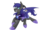 Size: 1980x1200 | Tagged: safe, artist:itstaylor-made, oc, oc only, oc:au hasard, bat pony, pony, armor, counter-strike, counter-strike: global offensive, fangs, grenade, night guard, royal guard, running, slit pupils, smoke grenade, solo
