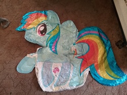 Size: 2592x1944 | Tagged: safe, rainbow dash, g4, balloon, female, mylar, solo