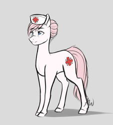 Size: 1024x1131 | Tagged: safe, artist:fairdahlia, nurse redheart, g4, female, solo