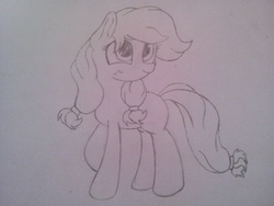 Size: 2560x1920 | Tagged: safe, artist:snowy_sprinkles, applejack, g4, drawing, female, solo