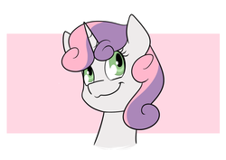 Size: 900x636 | Tagged: safe, artist:estrill, sweetie belle, g4, female, filly, foal, solo