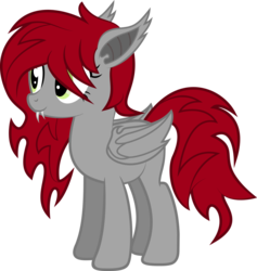 Size: 1024x1082 | Tagged: safe, artist:stargazeschrecken1, oc, oc only, bat pony, pony, fangs, simple background, solo, transparent background, vector