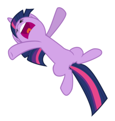 Size: 6000x6341 | Tagged: safe, artist:serenawyr, twilight sparkle, g4, absurd resolution, female, nose in the air, screaming, simple background, solo, transparent background, vector