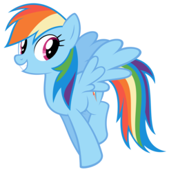 Size: 7752x7915 | Tagged: artist needed, safe, rainbow dash, g4, absurd resolution, female, simple background, solo, transparent background, vector