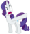 Size: 7000x8000 | Tagged: safe, artist:tardifice, rarity, g4, made in manehattan, absurd resolution, female, open mouth, pointing, simple background, solo, transparent background, vector