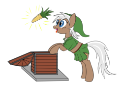 Size: 3700x2600 | Tagged: safe, artist:sethisto, earth pony, pony, belt, clothes, crossover, epona, epony, female, high res, mare, midriff, ponified, side slit, skirt, skirt lift, solo, the legend of zelda