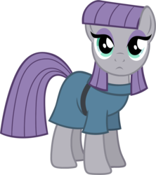 Size: 1358x1528 | Tagged: safe, artist:badumsquish, derpibooru exclusive, maud pie, earth pony, pony, g4, hearthbreakers, :c, cute, female, maudabetes, simple background, solo, transparent background, vector