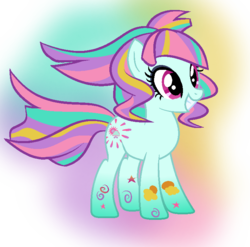 Size: 727x718 | Tagged: safe, artist:berrypunchrules, sunny flare, earth pony, pony, equestria girls, g4, my little pony equestria girls: friendship games, equestria girls ponified, ponified, rainbow power, rainbow power-ified, simple background, transparent background