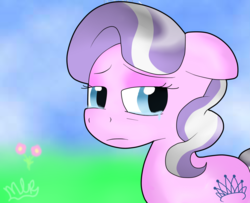 Size: 1600x1300 | Tagged: safe, artist:pinkiepie6680, diamond tiara, g4, crying, female, filly, foal, solo