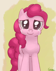 Size: 950x1200 | Tagged: safe, artist:gamijack, pinkie pie, g4, crying, cute, diapinkes, female, happy, pixiv, solo, tears of joy