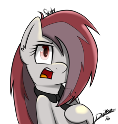 Size: 1900x2000 | Tagged: safe, artist:untaloc, oc, oc only, oc:skyler diamond, pegasus, pony, looking at you, shading, simple background, solo