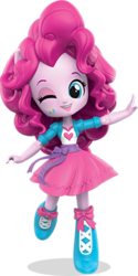 Size: 192x385 | Tagged: safe, pinkie pie, equestria girls, g4, official, clothes, doll, equestria girls minis, female, skirt, solo, toy
