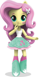 Size: 177x341 | Tagged: safe, fluttershy, equestria girls, g4, official, clothes, doll, equestria girls minis, female, skirt, solo, tank top, toy
