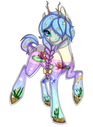 Size: 1280x1740 | Tagged: safe, artist:pinipy, oc, oc only, aquine, original species, adoptable, draw to adopt, dta, solo