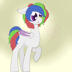 Size: 3512x3512 | Tagged: safe, artist:strawberrysugartart, oc, oc only, bat pony, caterpillar, insect, pony, high res, solo