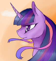 Size: 1434x1574 | Tagged: safe, artist:tobisio, twilight sparkle, pony, g4, female, heart eyes, ribbon, solo, wingding eyes