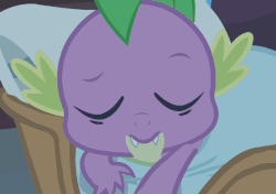 Size: 614x432 | Tagged: safe, edit, edited screencap, screencap, spike, twilight sparkle, g4, winter wrap up, animated, bed, dialogue, image macro, implied spike's mother, meme, text