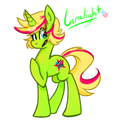 Size: 1250x1250 | Tagged: safe, artist:themodpony, oc, oc only, oc:limelight, pegasus, pony, actress
